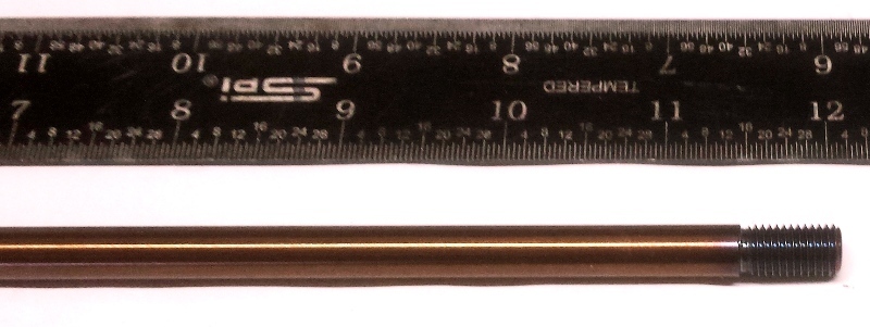 12 inch Extension 5/16″-24 Male by 5/16-24 Male, Speargun Tip, polespear
