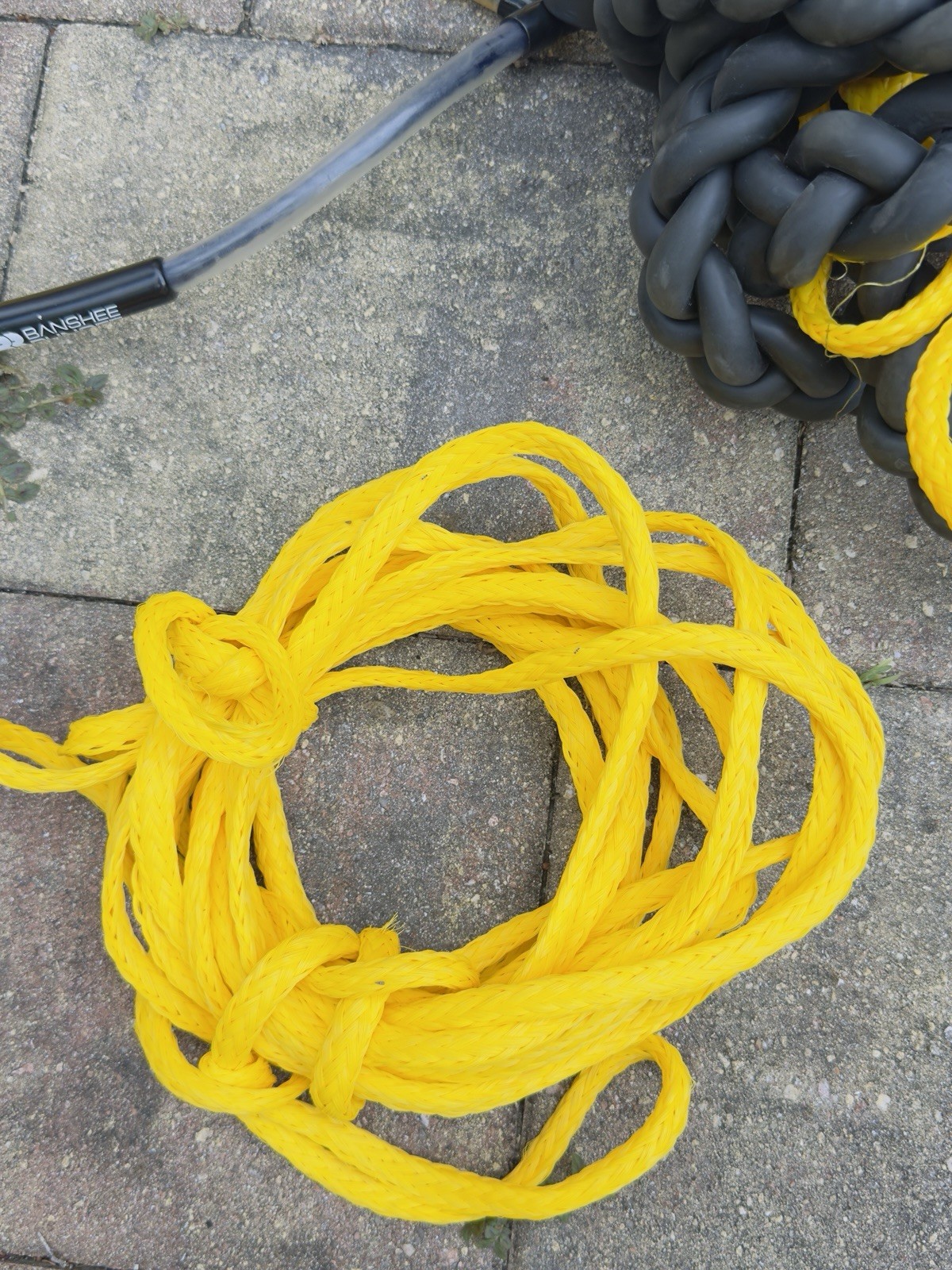 Original Banshee 20FT Bungee Tow System w/ 30FT Tow Rope – Excellent Condition
