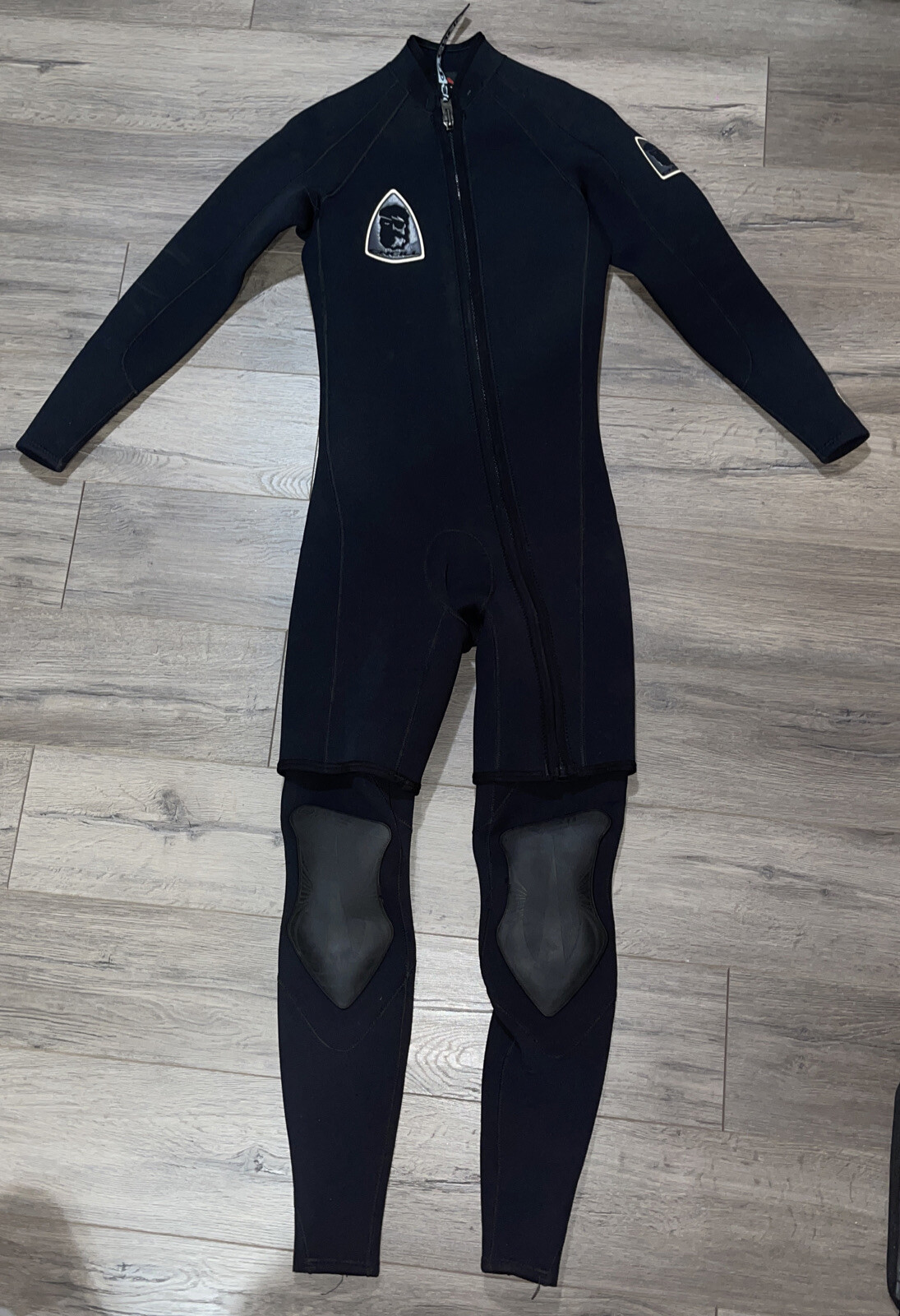 O’NEILL Wetsuit 2 Piece Set Spring Shorty Top Long John Bottom 3mm Black Small