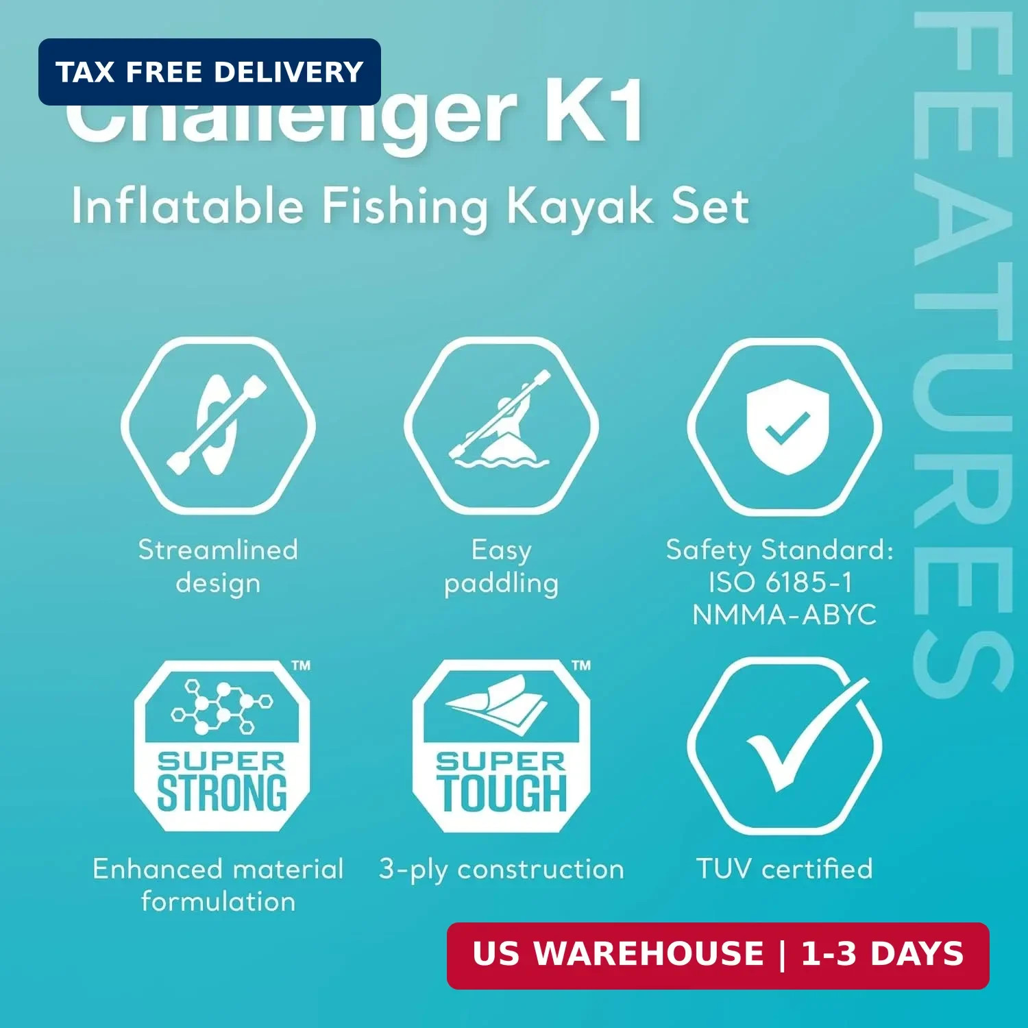 INTEX Challenger Inflatable Kayak Series: Includes Deluxe 86in Kayak Paddles