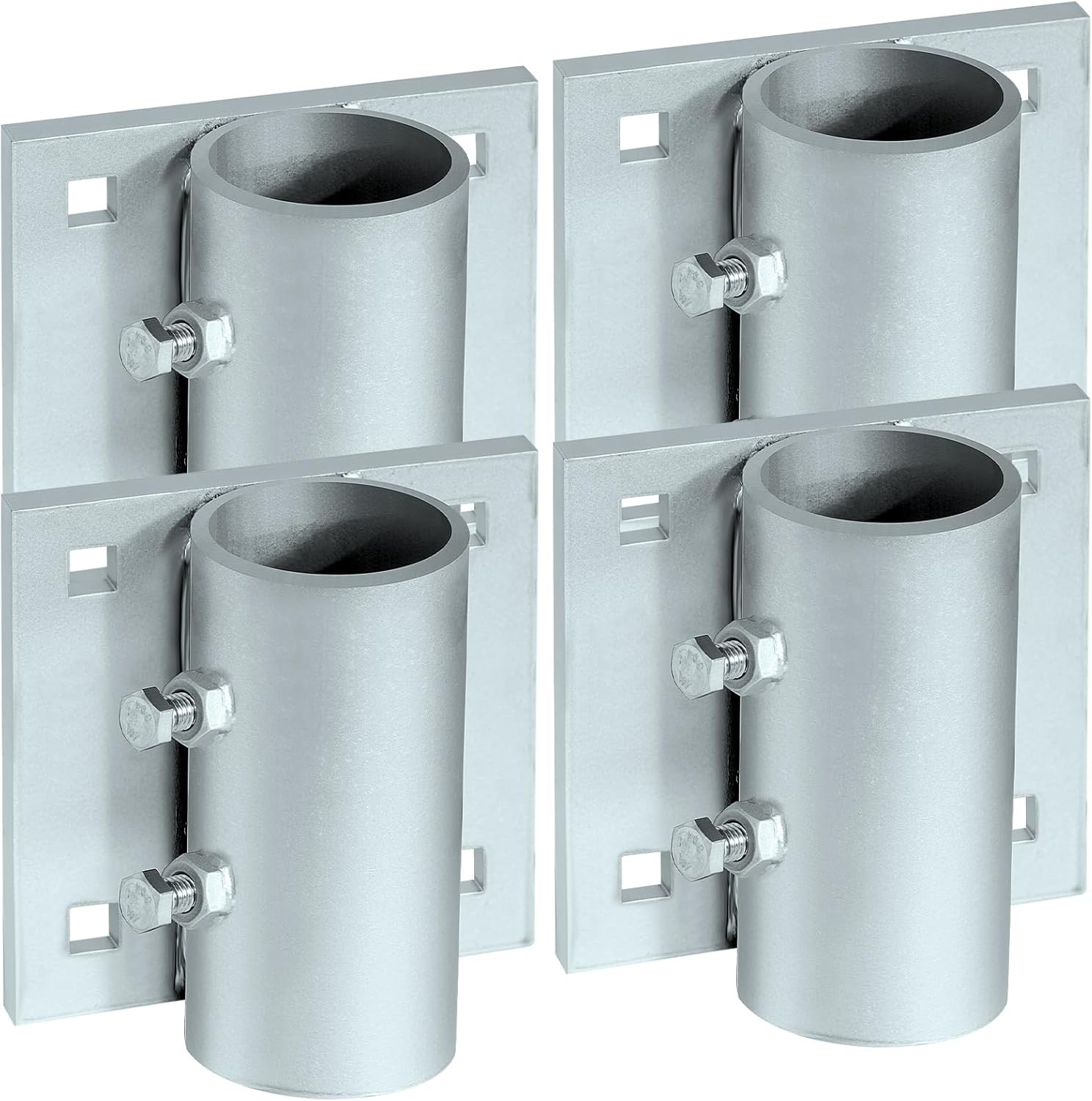 Stationary Dock Side Leg Pipe Holder,Dock Brackets Hardware for Posts,Dock Pole