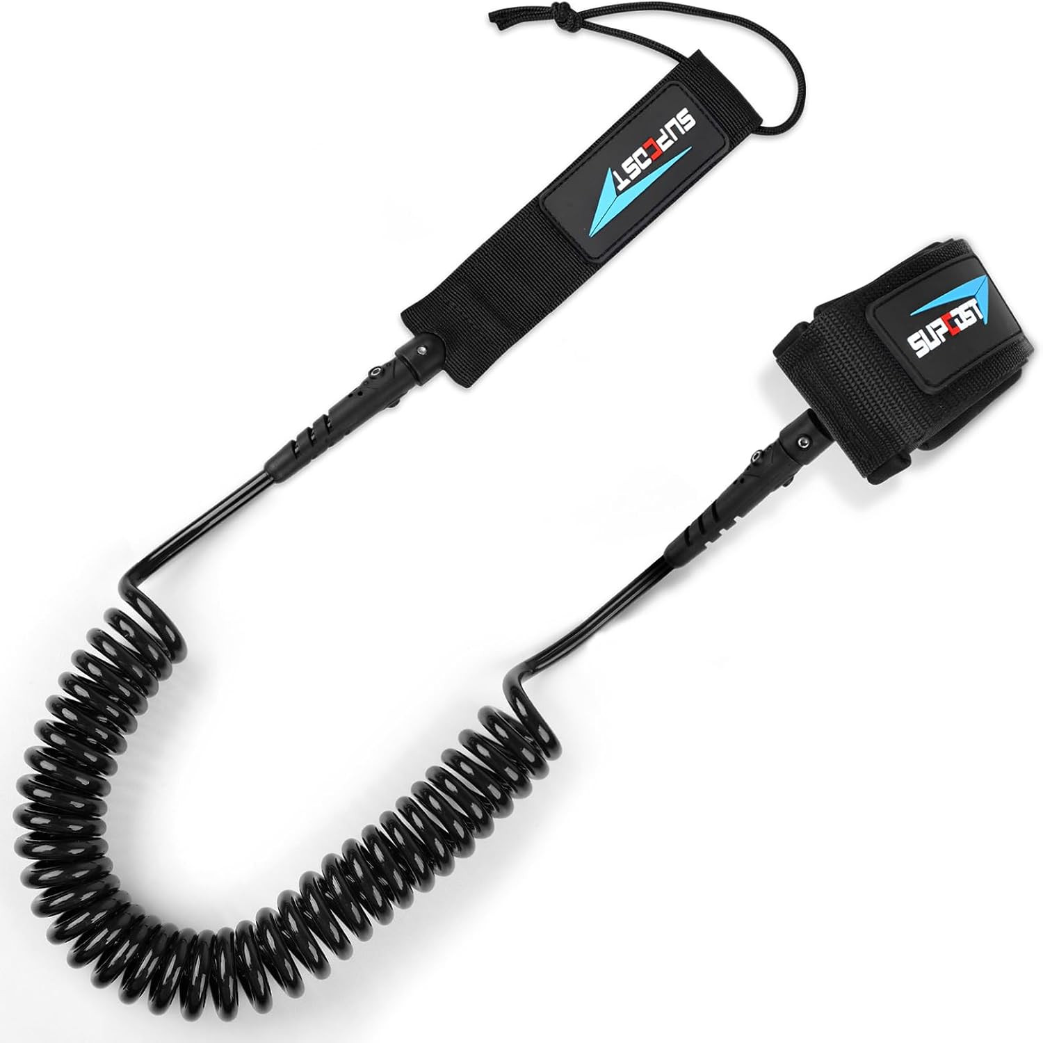 10 Ft Surf Board Leash, 5.5Mm/7.0Mm Thick Urethane Coiled Paddle Board Leash. Co