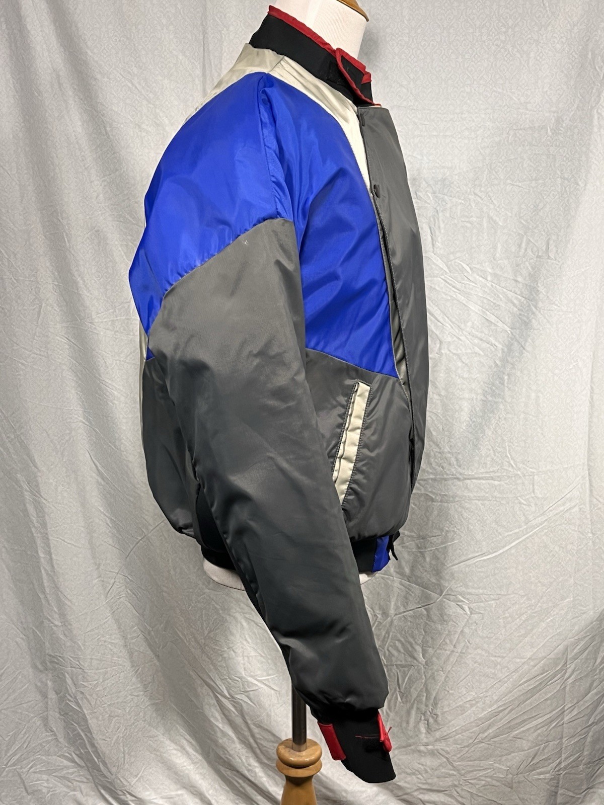 Nitro Bass Boats Flotation Jacket XXL Fishing PFD Blue Gray Stearns Type 3 III