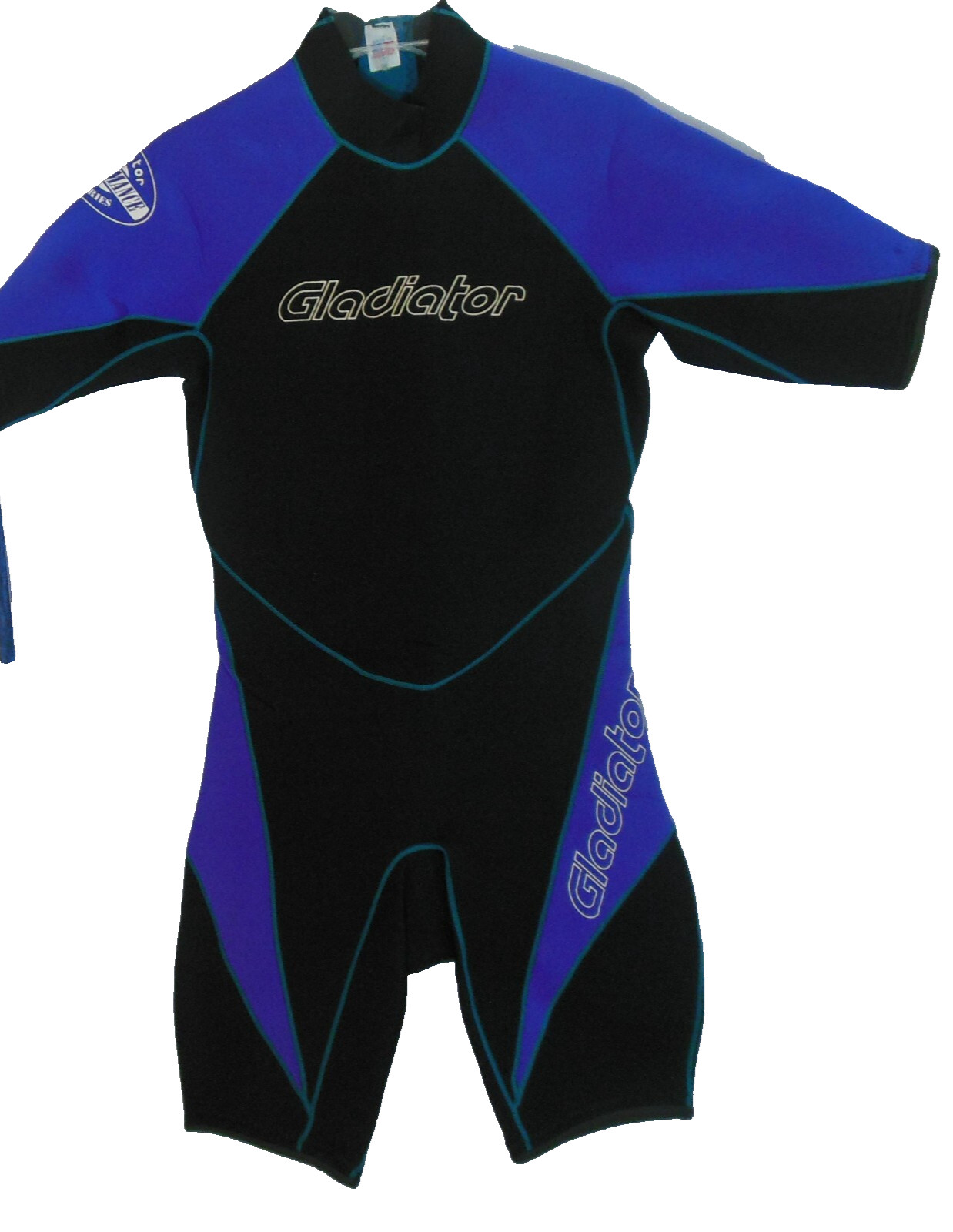 Gladiator Spring Shorty Wetsuit S Black Purple Women VGUC