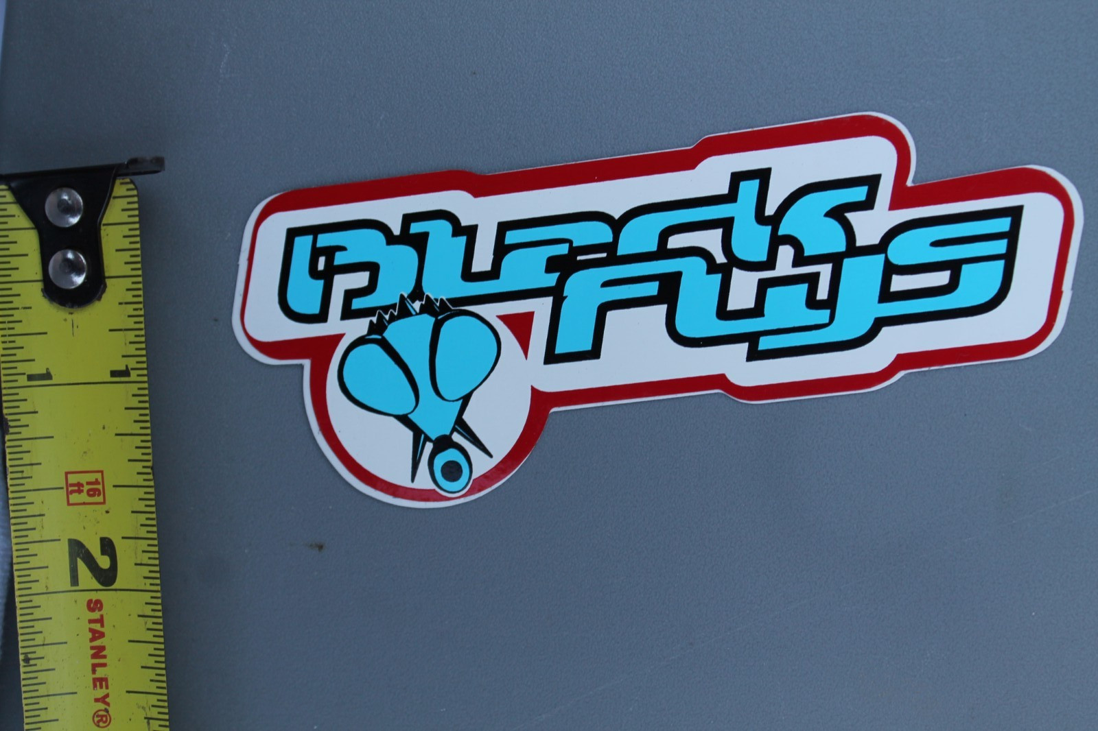 BLACK FLYS Sunglasses USA Red Blue White Punk Rock BF3 Vintage Surfing STICKER