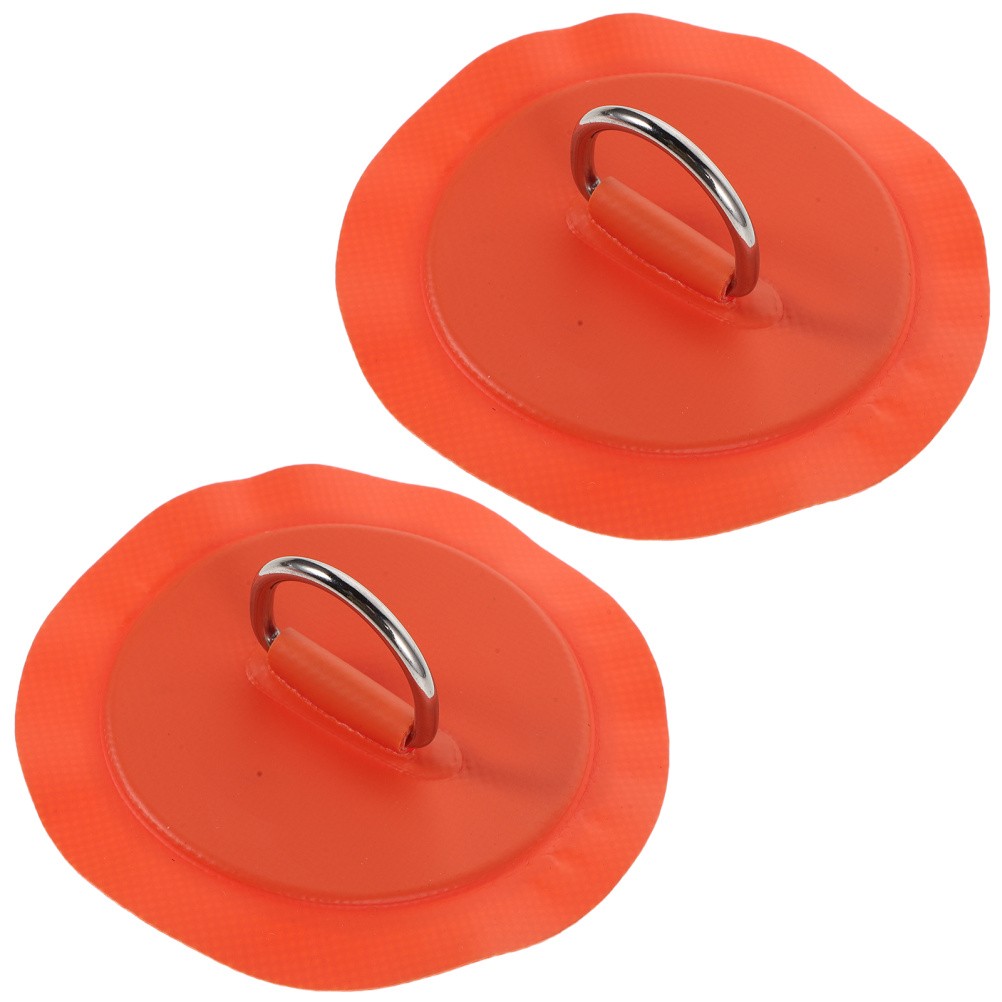 2 Pcs Inflatable Boat Safety Rope Buckle D Rings for Paddle Board