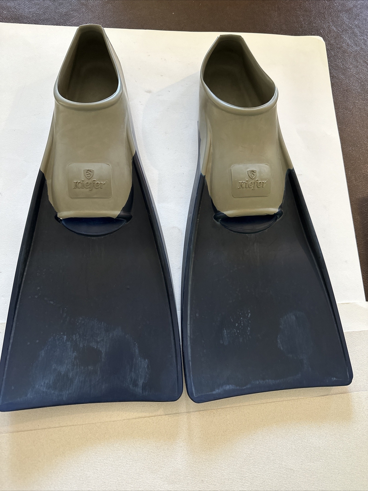 Vintage Blue/Gray Kiefer Scuba Fins 1619 Size 11-13