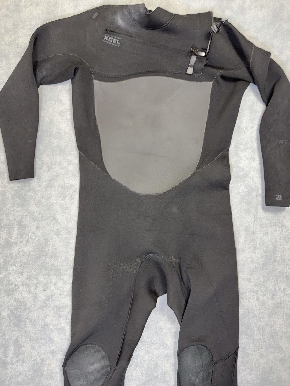 Xcel Infiniti 3/2mm Full Wetsuit Black Chest Zip Surf Suit Neoprene Thailand