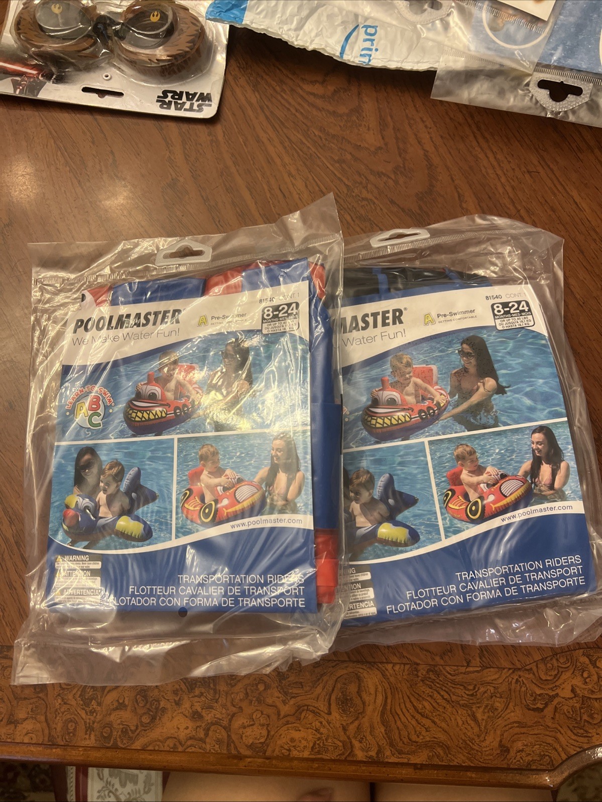 NEW POOLMASTER Pre-Swimmer Baby Rider Transportation 8-24 Months 81540 Pack Of 2