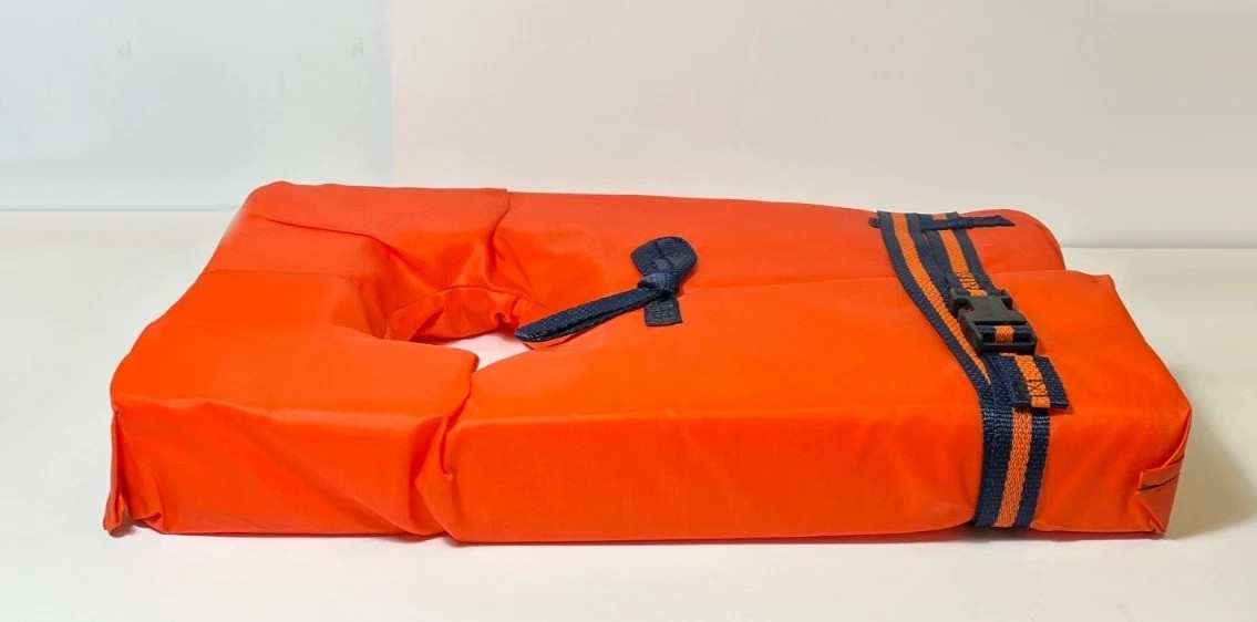 Adult’s Kent Buoyant Life Vest Supports Over 90 lbs Neon Orange TYPE 2-P.F.D USA