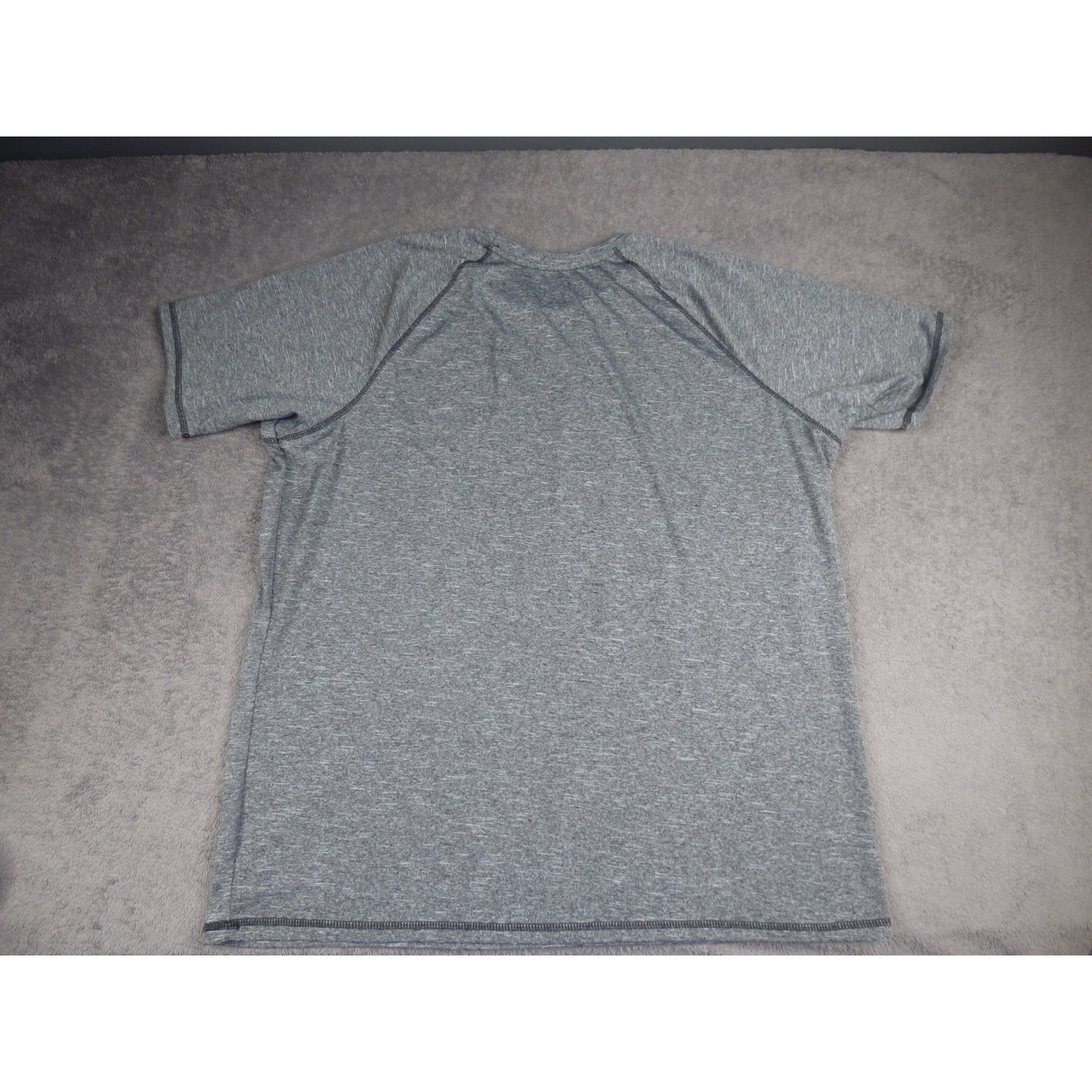 Nike Swim Dri-FIT Mens XXL Gray Rash Guard UPF 40 Short Sleeve Swim Shirt Shirt
