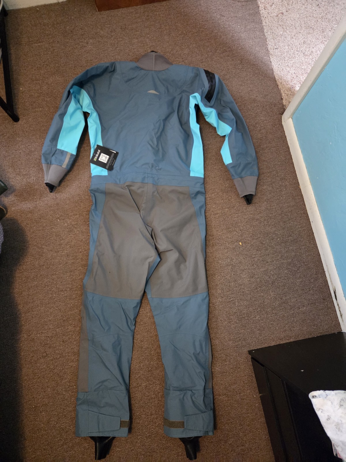 Kokotat Hydrus 3.0 Swift Entry Dry Suit – Men’s MED – Storm Blue – NEW !!!