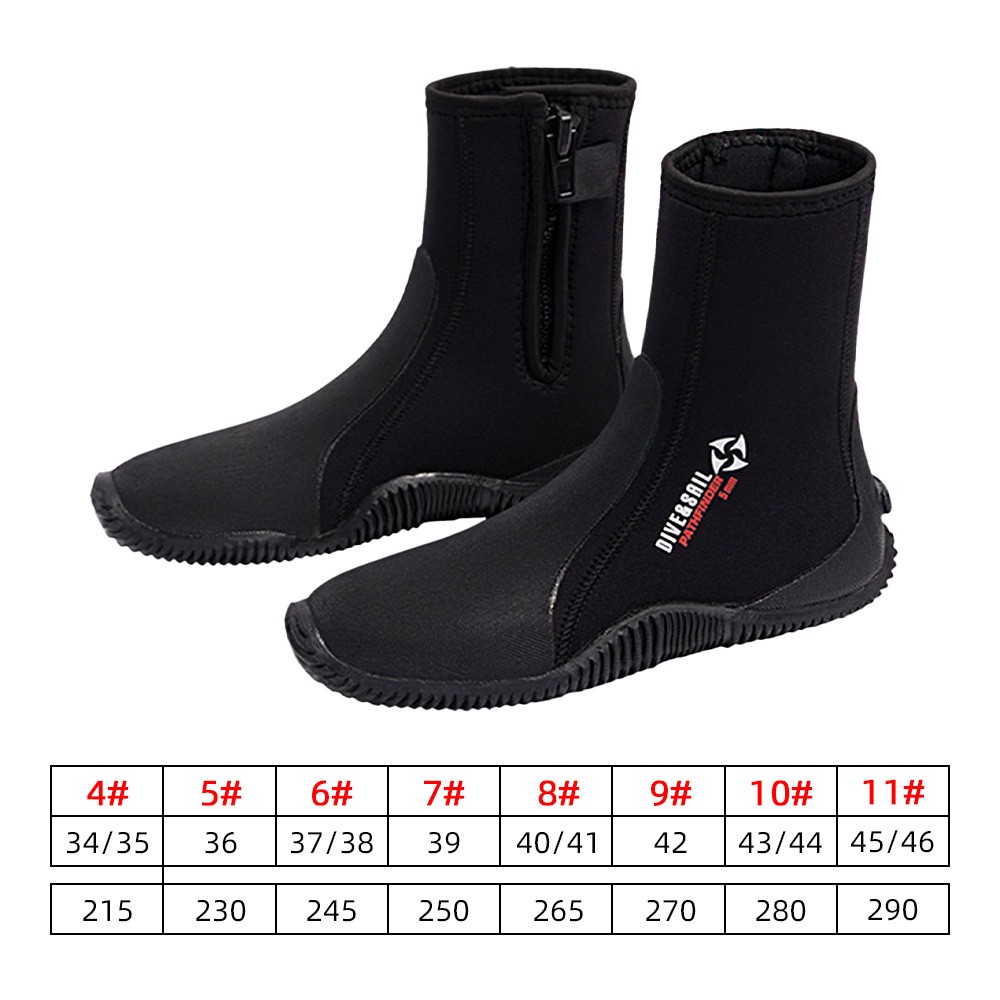 Neoprene Dive Boots Anti-slip Surf Booties Scuba Diving Boots For Sailing CDKI