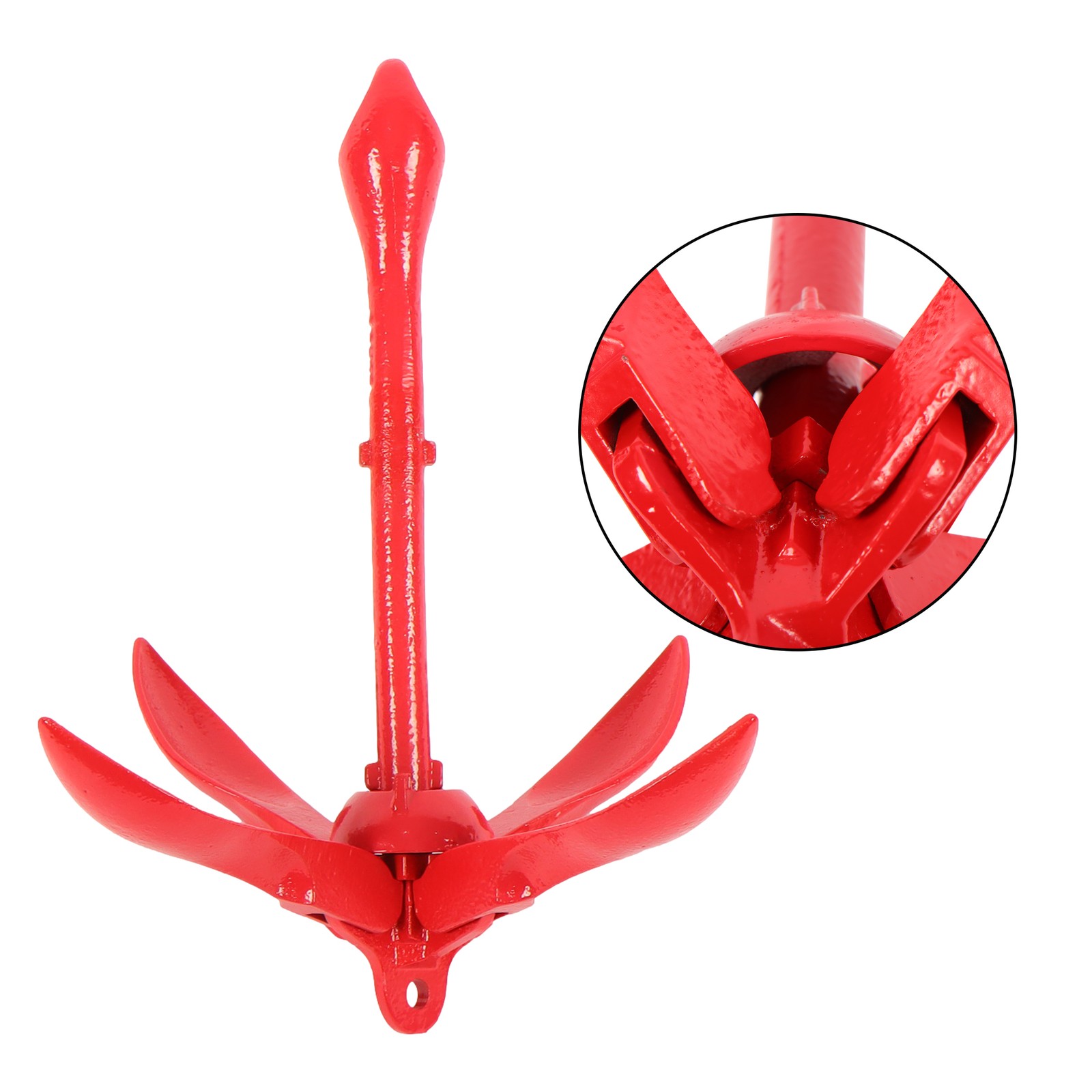 For Canoe Kayak Raft Boat Folding Grapnel Anchor Kit 1.5LB/3.3LB/5.5LB/7.05LB