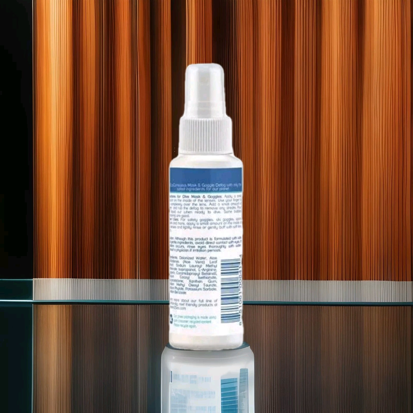 Antifog Spray for Swim Goggles, Snorkel, Dive Mask 2 fl oz (Spray)B3,1