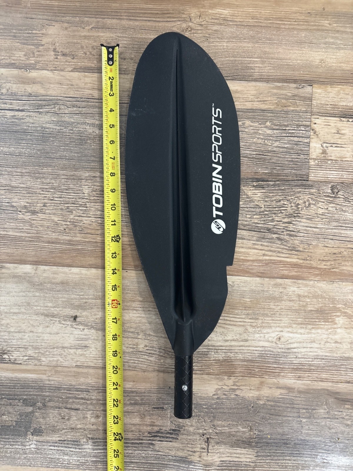 Tobin Sports Black Kayak Paddle Replacement Blade 23″ Long Durable Plastic & Met