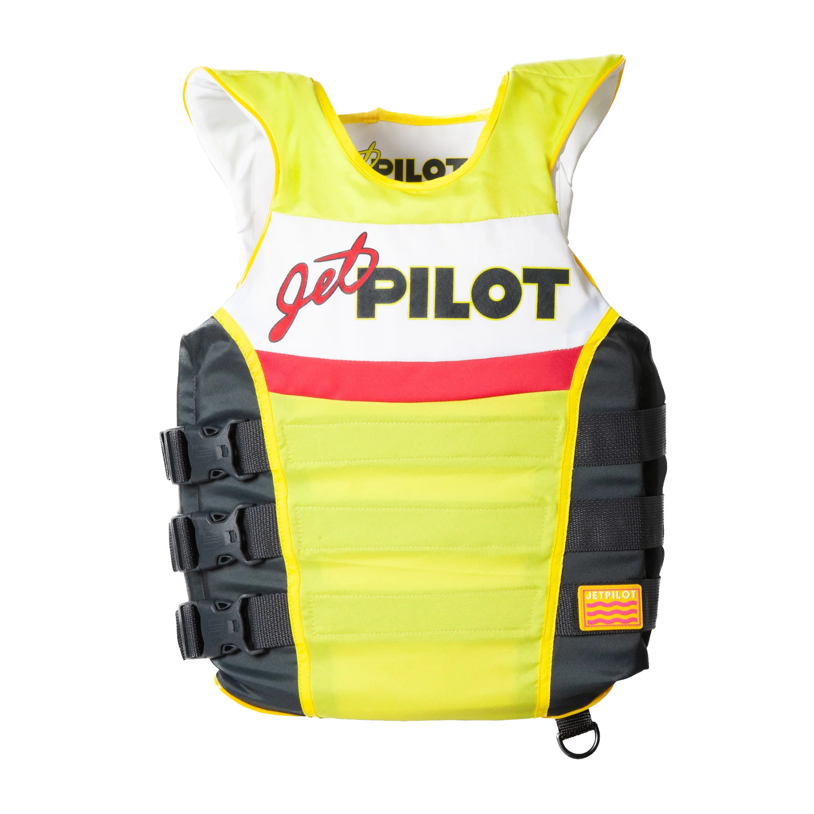 JETPILOT Vintage Nylon CGA 3-Buckle PFD Vest Side Entry PWC Blue Black JP23212