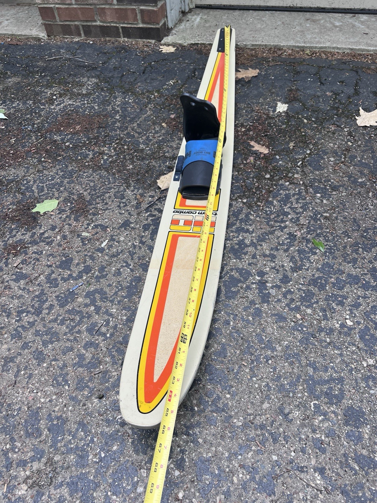 Vtg Water Bindings Boating Ski Team Combo Ho Boating Skis Coat Rack Wall Art