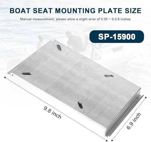 For Attwood SP-15100 Boat Seat Mounting Plate, Boat Seat Mount Plate for Jon …