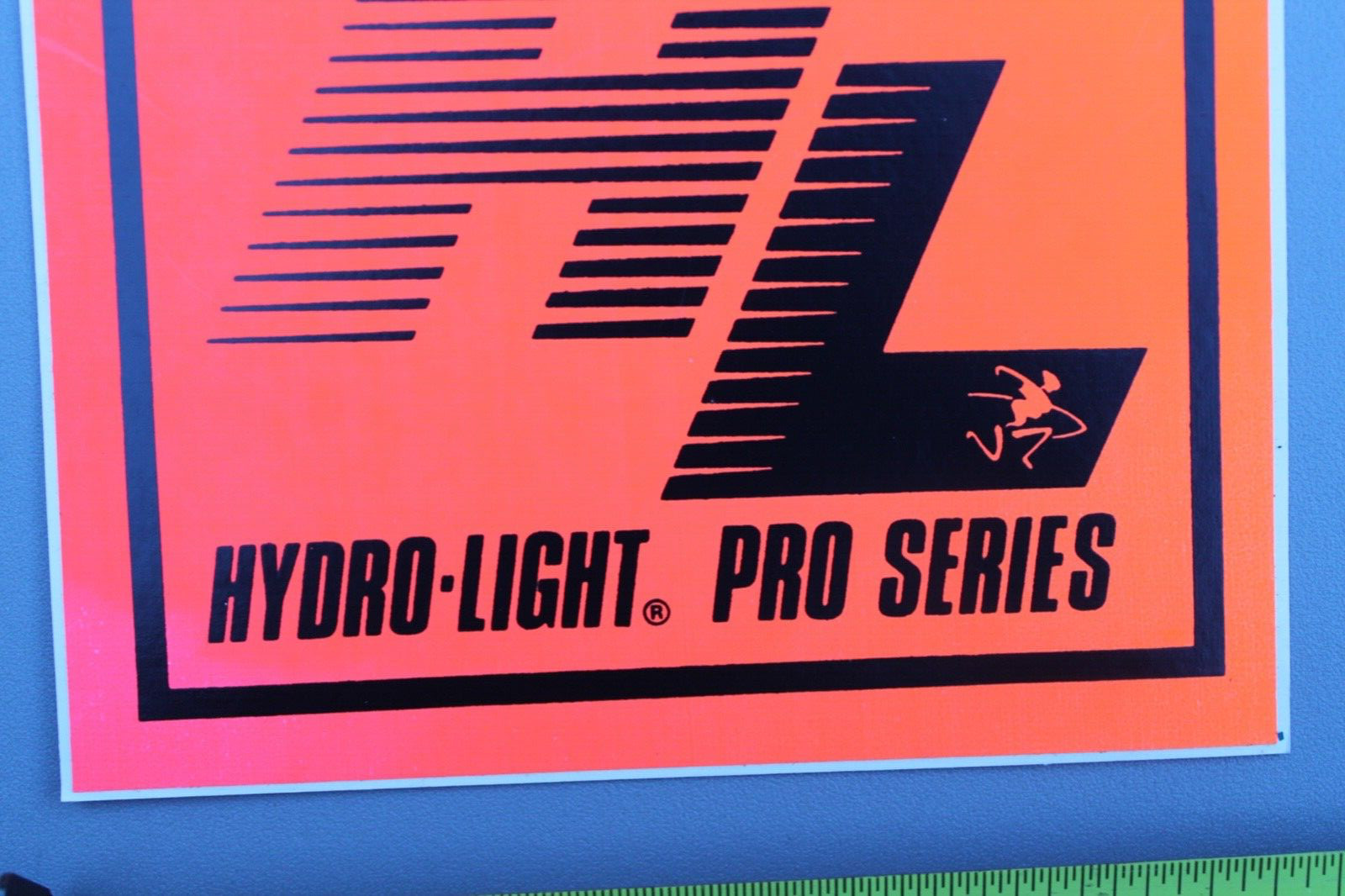 Hydro Light Pro Series Surfboards 80’s Neon Orange V56C Vintage Surfing STICKER