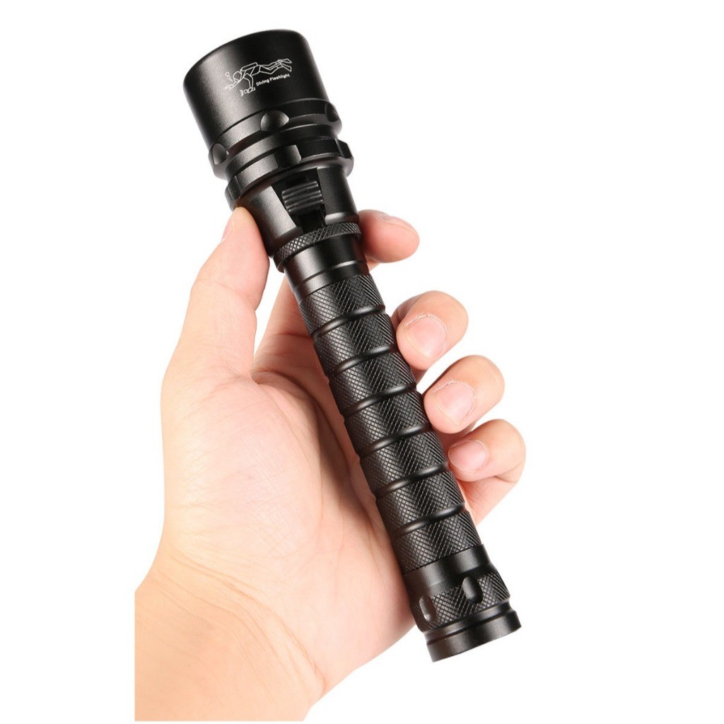 80000 LM Diving Torchlight Scuba Torch Light Underwater 50m Diving Flashlight US