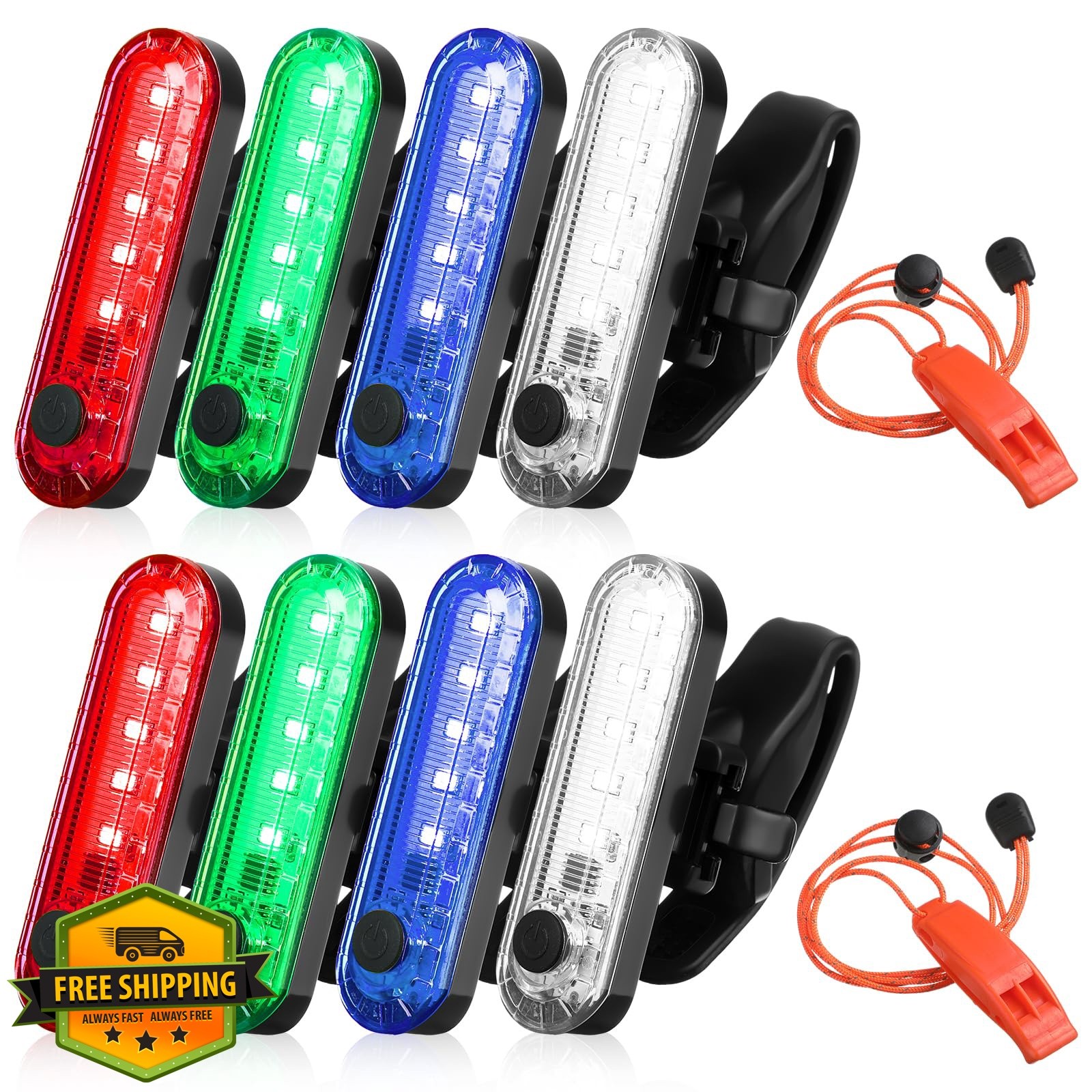 Tellegloww Bright 8 Pack Kayak Lights