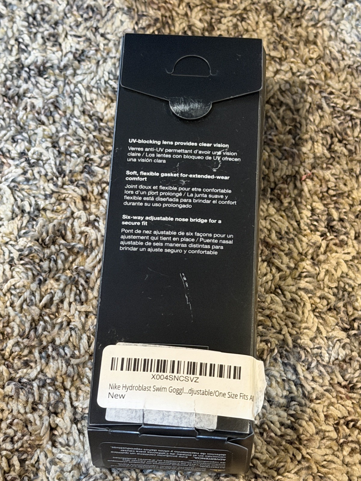 Nike Swim Goggles Active – One Size Adult – Black