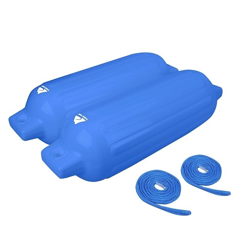 Inflatable Boat Fenders 2-Pack Marine Bumpers Durable PVC Dock Protection New
