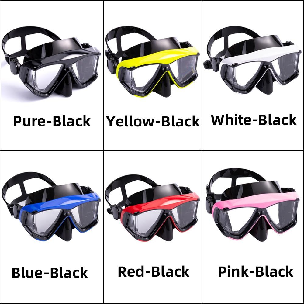 Optical Myopia Snorkel Diving Mask Swim Goggles Panoramic Wide View -1.0~-6.0