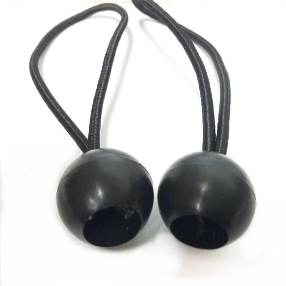 30Pcs Plastic Bungee Cord Toggle Ball End Lock Rubber Rope Ball Head End Lock…