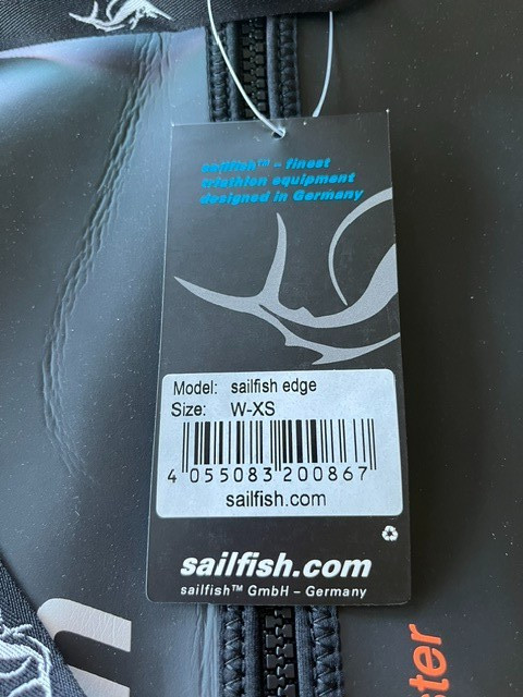 Sailfish Edge Hybrid Triathlon Wetsuit, Women’s Size X-Small, New with Tags