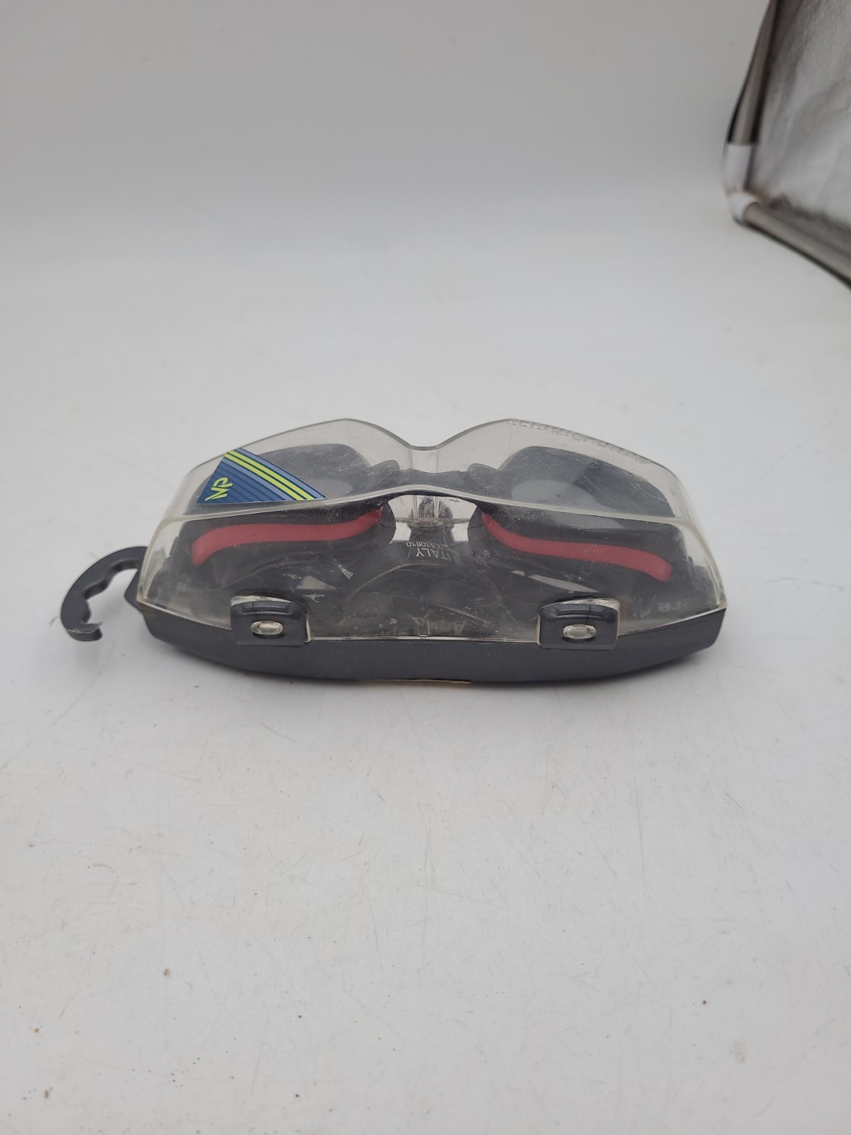 AQUA SPHERE MICHEAL PHELPS K180 SWIM GOGGLE ADULT BLACK/SILVER SMOKE LENSES