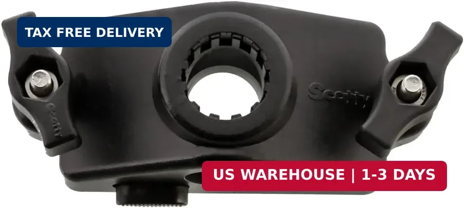 Scotty 343-BK #343 Locking Gunnel Track Mount