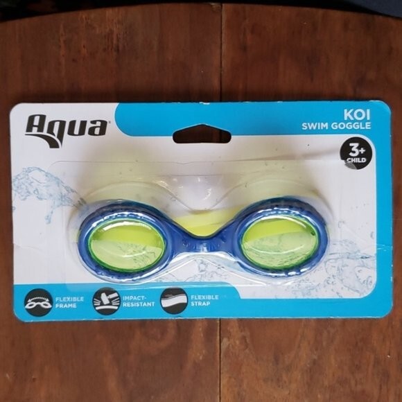 5 pairs NWT swim goggles various sizes by Aqua