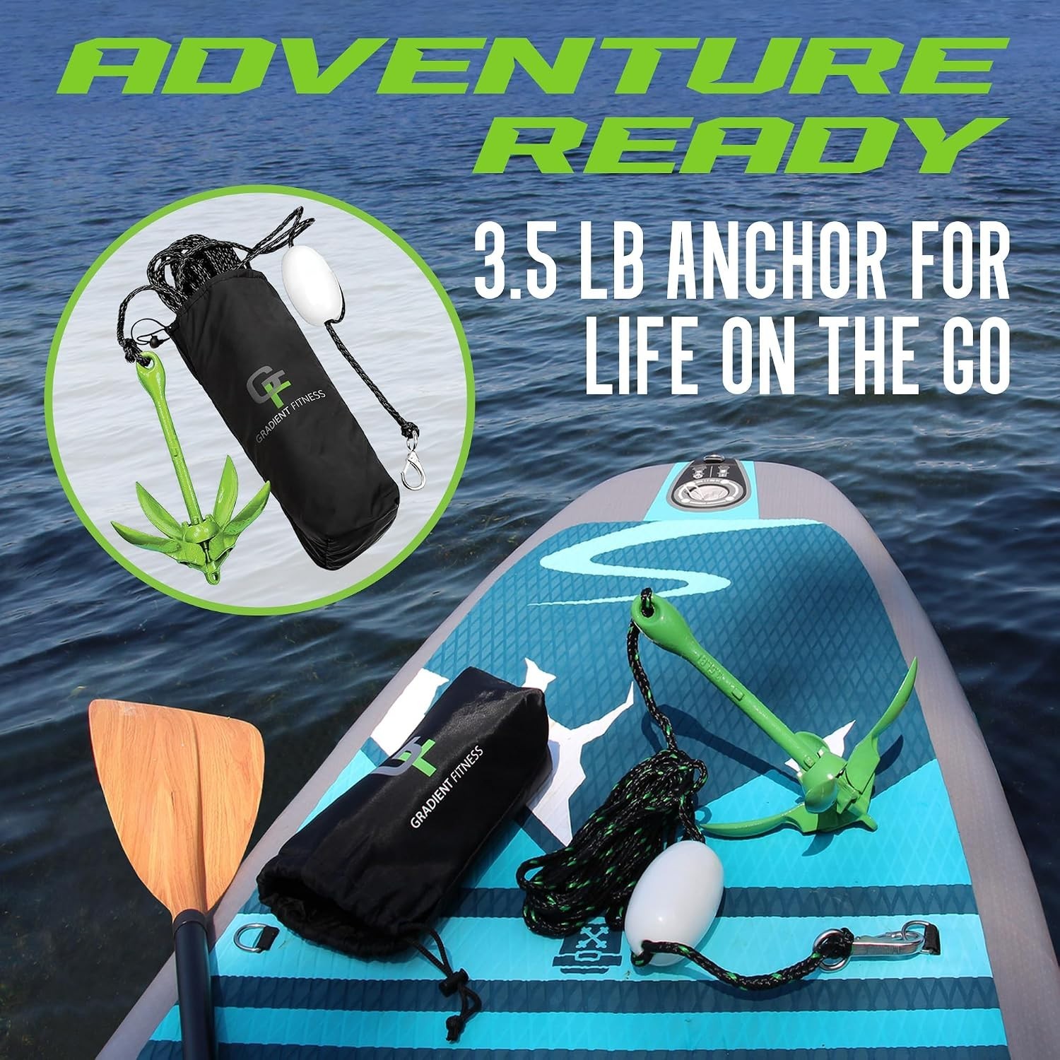 Kayak Anchor Kit | Paddle Board Accessories, Small Boat, SUP Jet Ski Accessories