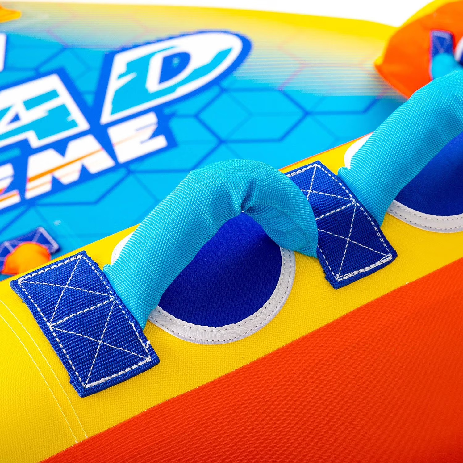 WOW Sports Max Vibes 1-3 Rider Inflatable Towable Tube Boat Raft float