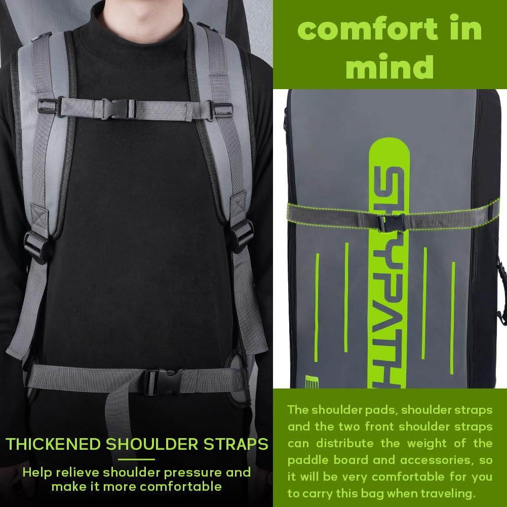 Inflatable Paddle Board Backpack Bag for Easy Transport