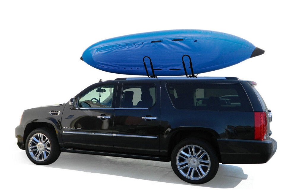 2 Pairs Canoe Boat Kayak Roof Rack Car SUV Truck Top Mount Carrier J Cross Bar