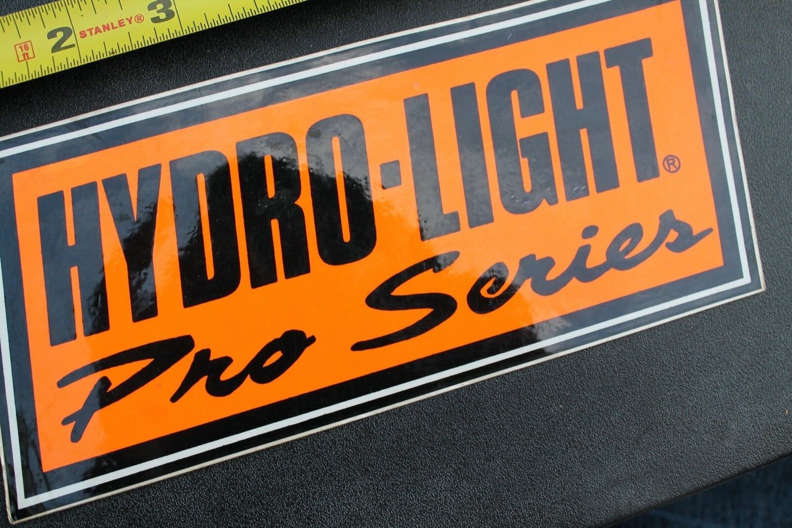 Hydro Light Pro Series Surfboards Epoxy Neon Orange V26B Vintage Surfing STICKER