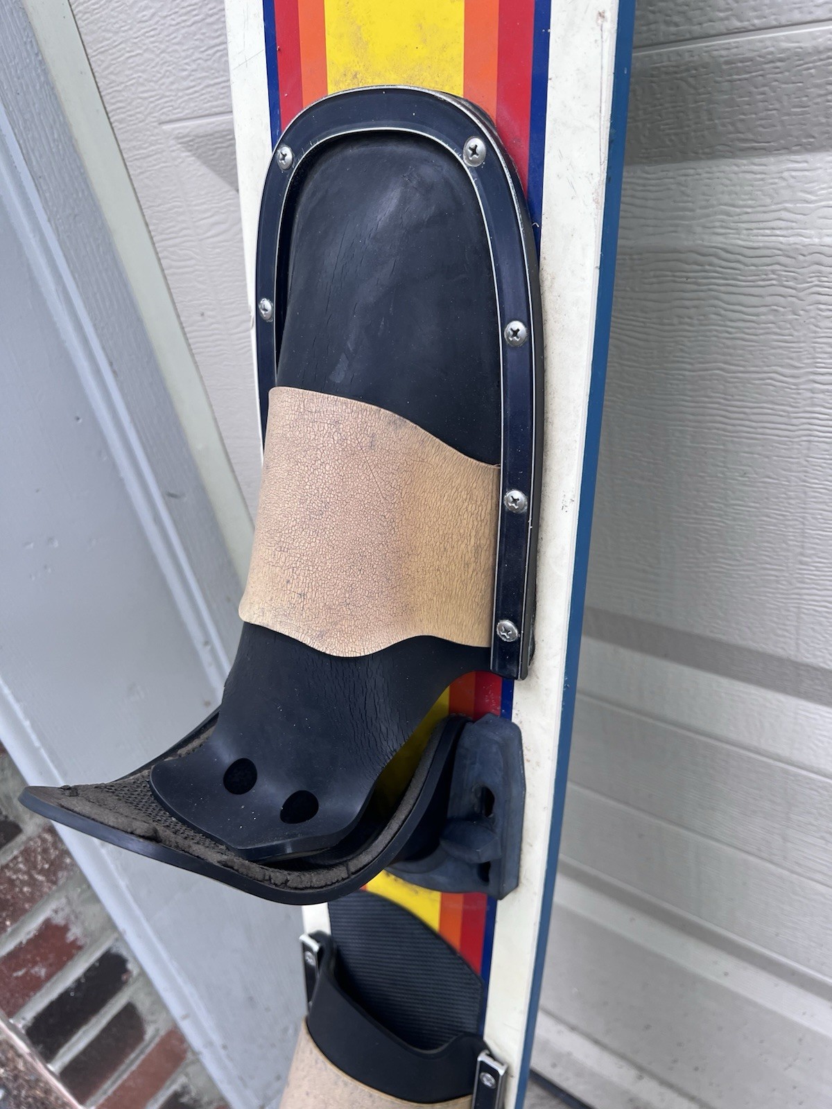 Vtg Water Bindings Boating Ski Connelly Team 1 Boating Skis Coat Rack Wall Art