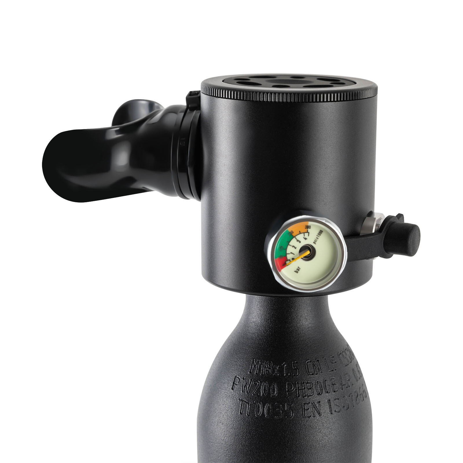 0.5L Oxygen Tank Pump Equipment Underwater Breath 2 * Mini Scuba Diving Case