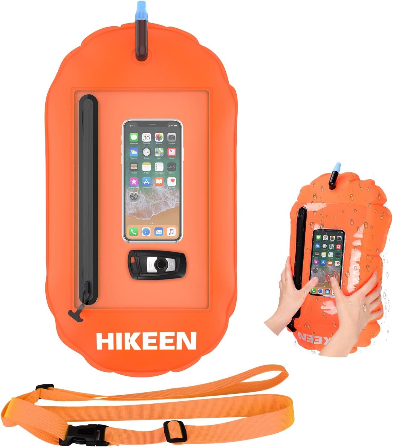 Swimming Buoy Tow Floats for Open Water Swimming, Swim Buoy Dry Bag Phone Case