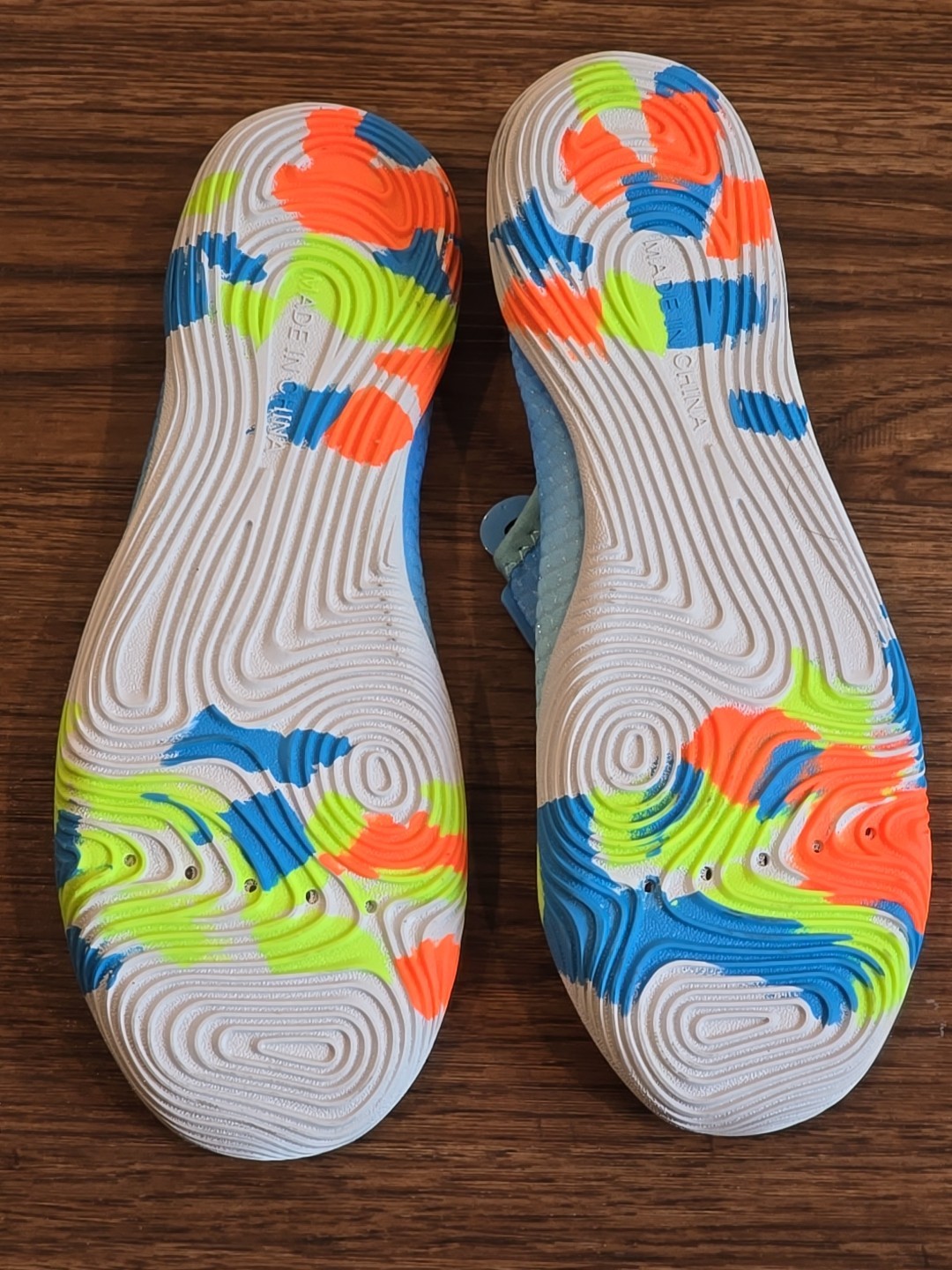 Girls Swim Shoes Size 36 Or 5.5 -6 Blue