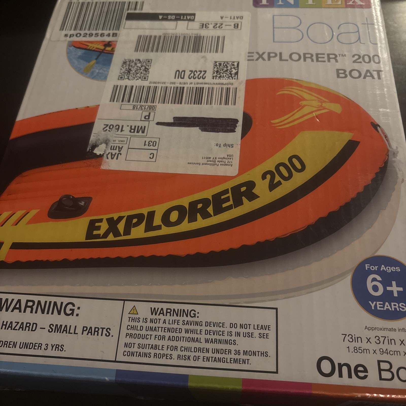 Intex EXPLORER 200 Paddle Boat – 58330EP