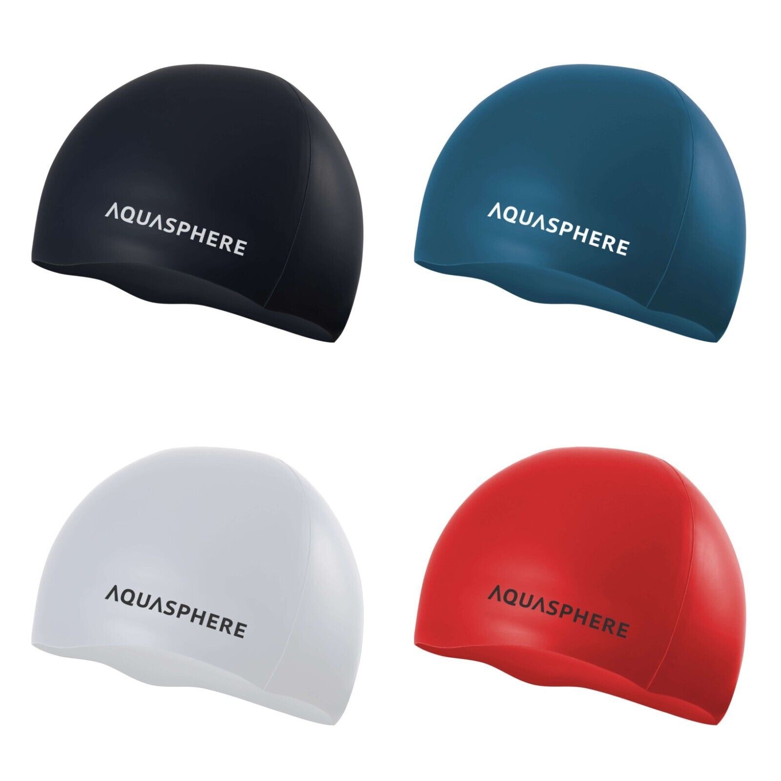 Aqua Sphere Classic Plain Silicone Adult Swim Cap Triathlon Swimming Cap Adults