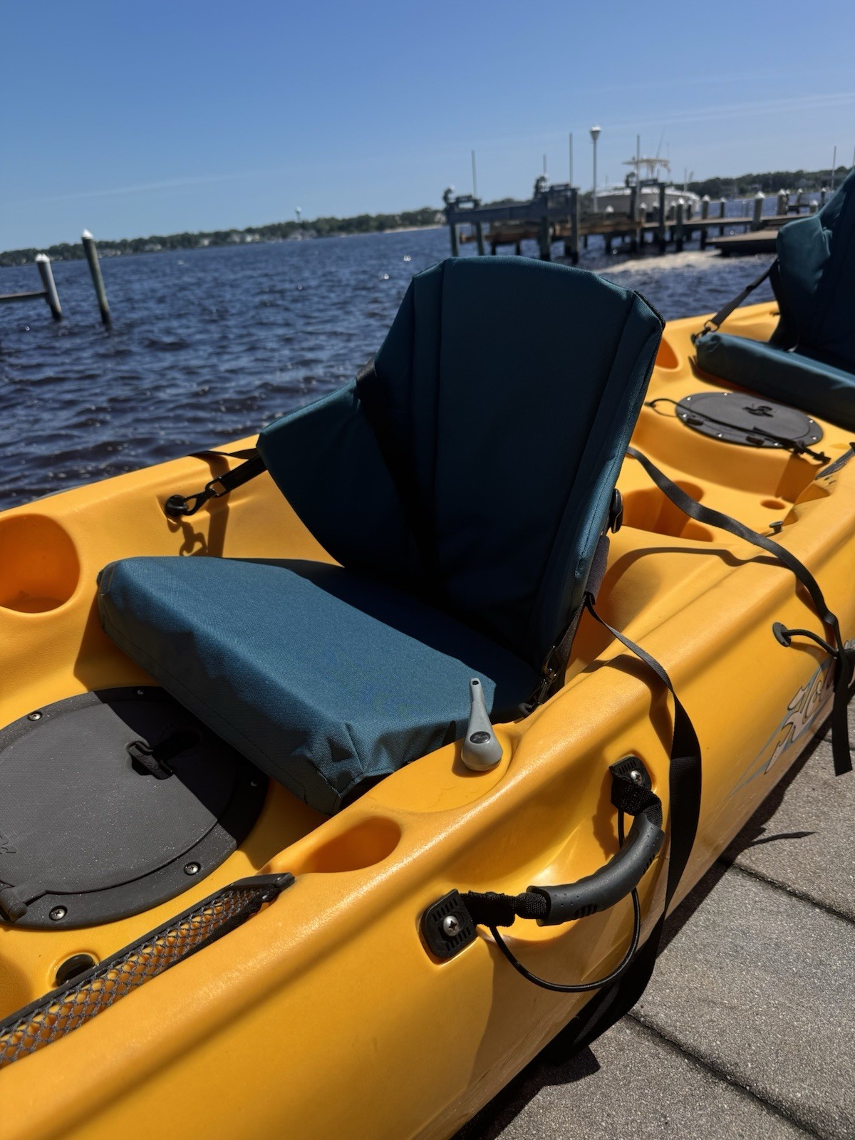 Tahe Camp Beach Chair – Kayak / SUP Backrest Seat Hybrid | NEW 3” Foam Pad UNIV.