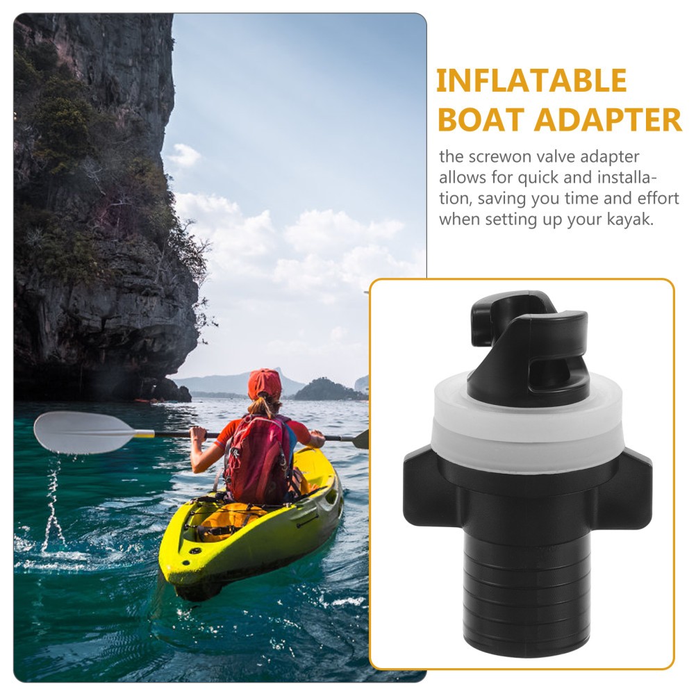 Inflatable Kayak Pump Adapter Boat Drain Plug Air Valve Nozzle Pumps