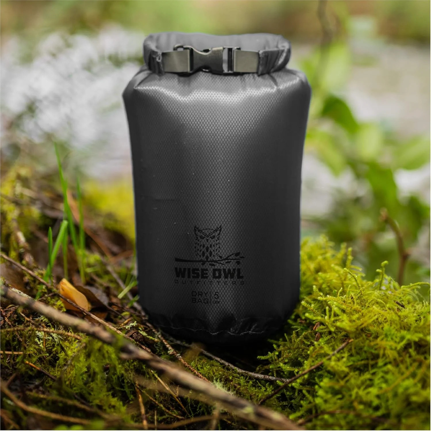 Wise Owl Outfitters Waterproof Dry Bag 3-Pack – Lightweight & Airtight 5L/10L/20
