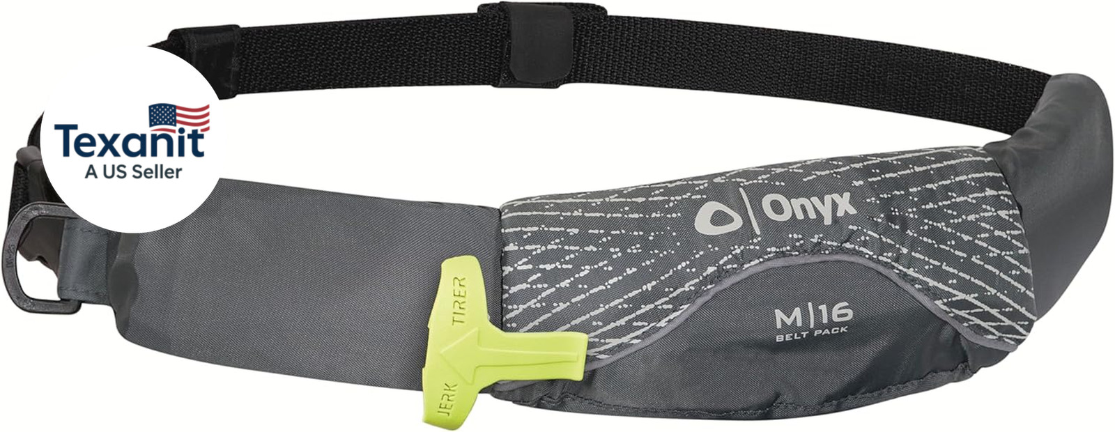 M-16 Manual Inflatable Belt Pack, U.S. Coast Guard Approved, Low Profile, Compac
