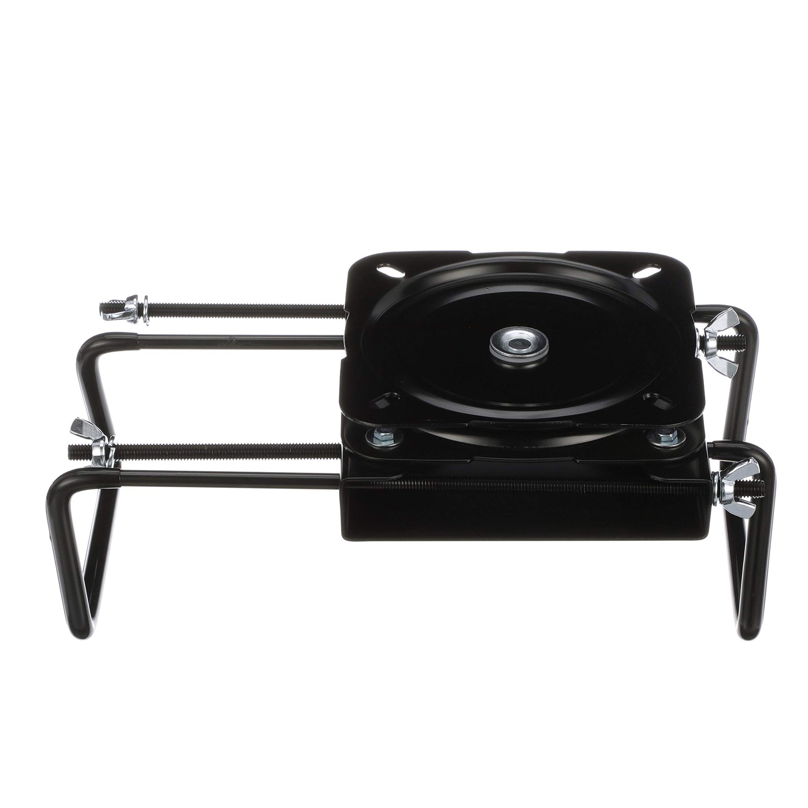 attwood 15700-3 Seat Mount, Clamp-On with Swivel, Adjusts One Size, Black